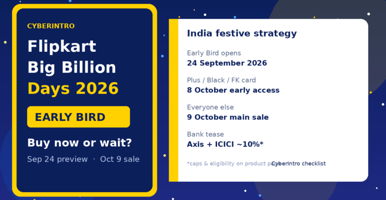 Flipkart Big Billion Days Early Bird