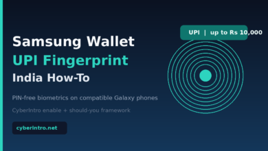 Samsung Wallet UPI fingerprint India
