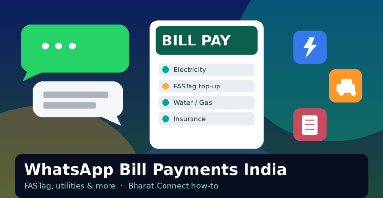 WhatsApp bill payments India