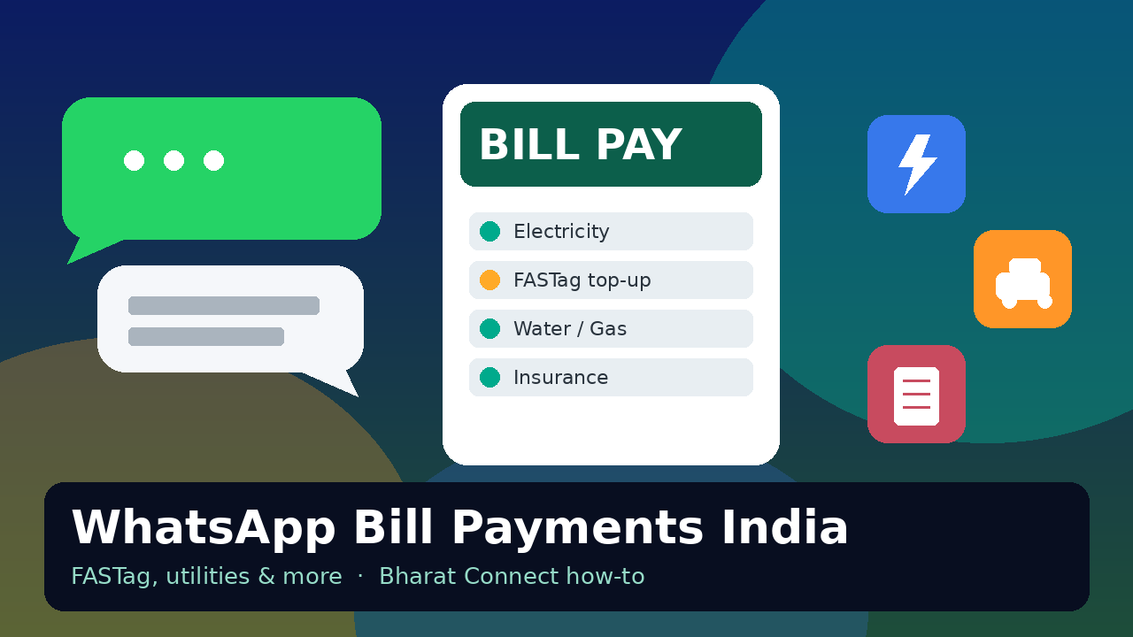 WhatsApp bill payments India