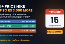 Ai+ price hike