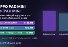 Oppo Pad Mini vs iPad mini