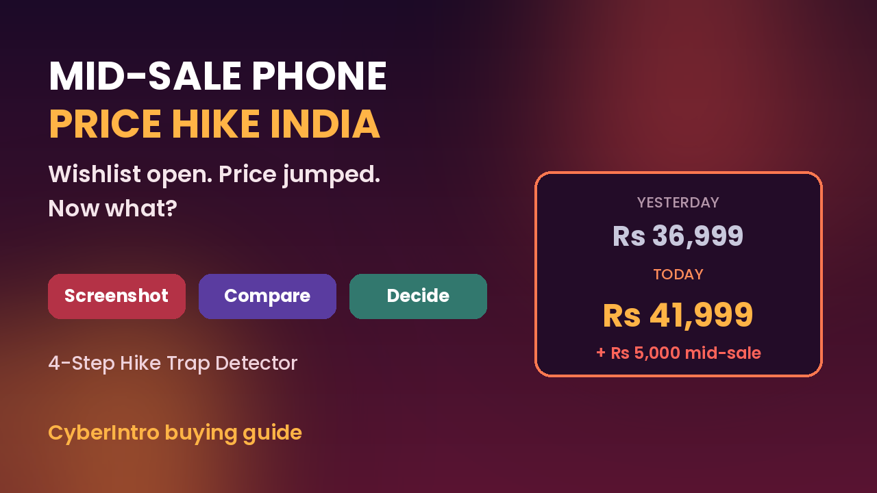 Mid sale phone price hike India