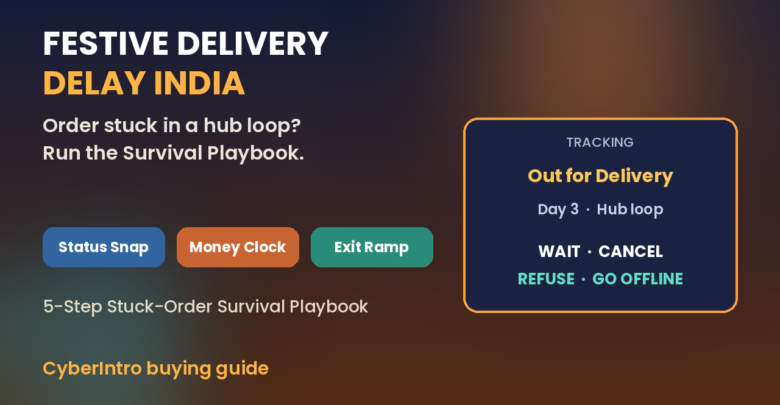 Stuck festive package delivery delay India