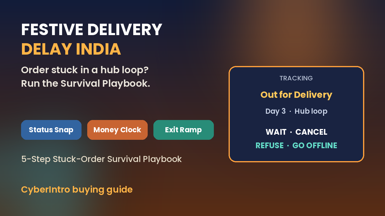 Stuck festive package delivery delay India