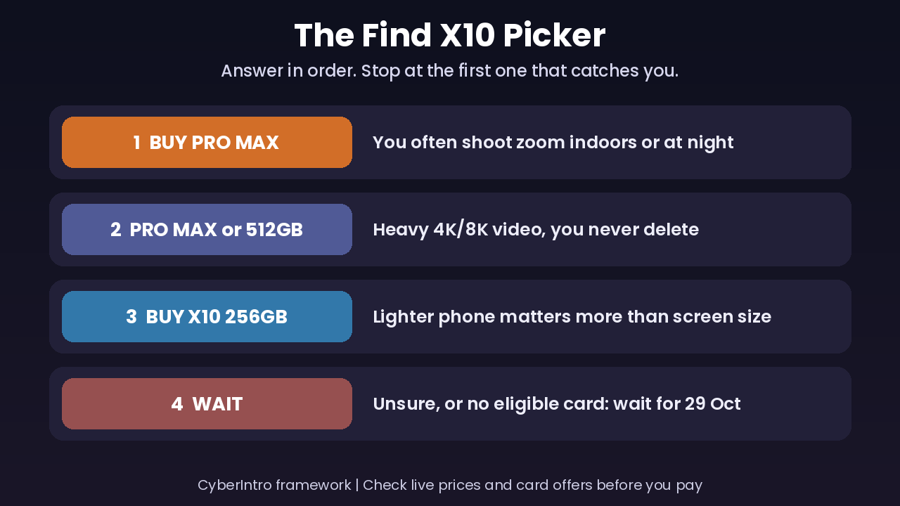 Find X10 Picker for Oppo buyers
