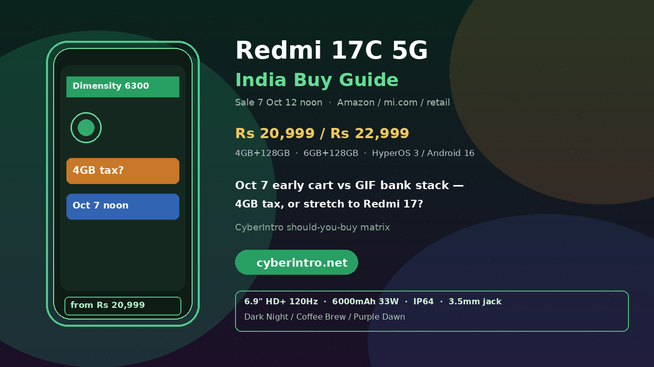 Redmi 17C 5G India