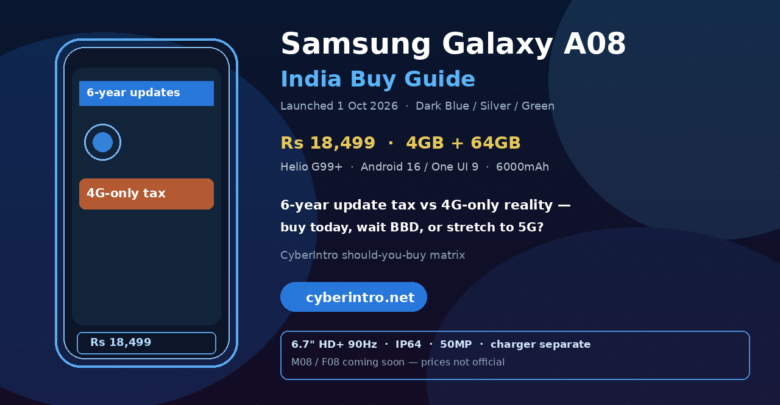Samsung Galaxy A08 India
