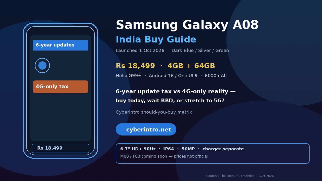Samsung Galaxy A08 India